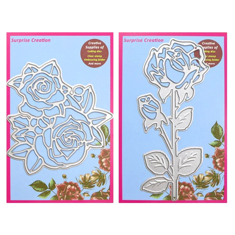 

Surprise Creation 2-Set cutting dies Rose Cardmaking & Scrapbooking DIY Craft