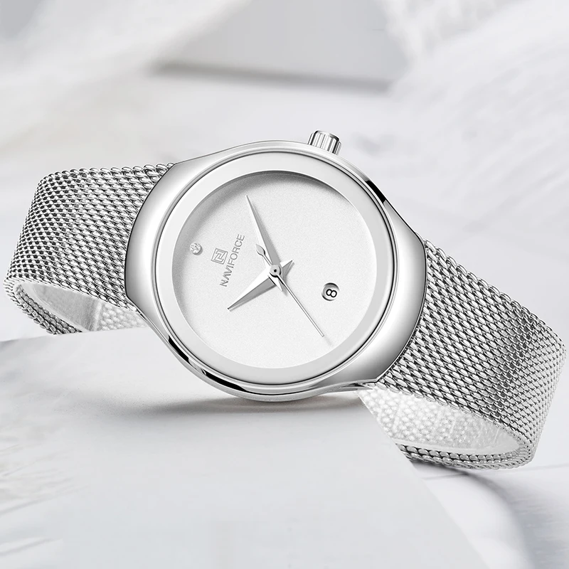 Lover часы naviforce Топ Элитный бренд Нержавеющая сталь Водонепроницаемый часы для мужчин и женщин модные Повседневное комплект с наручными часами для продажи