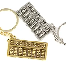 Брелок счеты 8 рядов спиннинг подвижные творческий Китайский Стиль аксессуары цепочки для ключей брелок для ключей