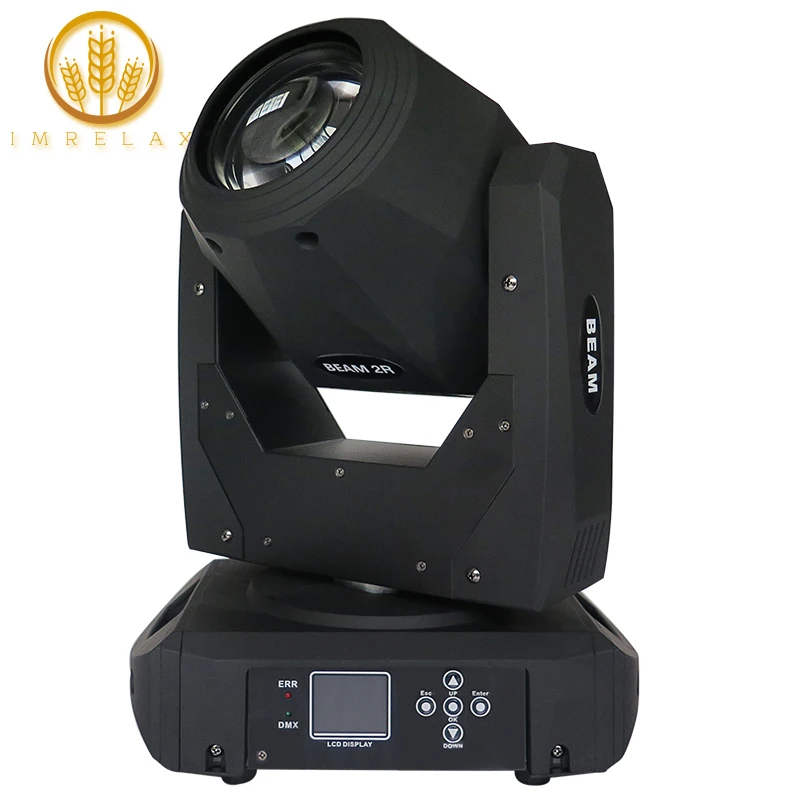 

IMRELAX Sharpy Beam 2R 132W Moving Head Light Fast Colorful Disco Light 16/20 DMX Channels DJ Stage Wedding Light With Carton