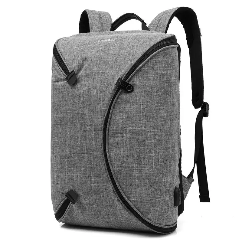

2019 New Fashion Men's Backpack Male Polyester Laptop Bag for 15 inch Computer Bags high school student School bag