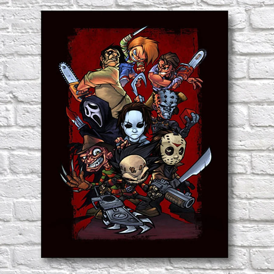 

diamond embroidery Horror cartoon anime,5d diamond painting full diamond mosaic picture of rhinestone cross-stitch new year gift