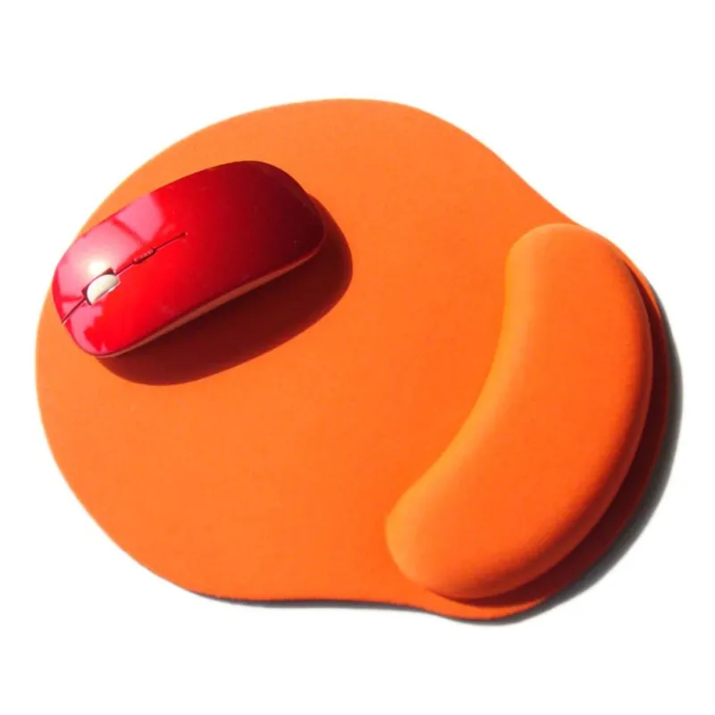 

Fashion Beautiful Soild Color Mouse Pad Non-slip Mouse Pad Practical With Wrist Rest Mouse Pad