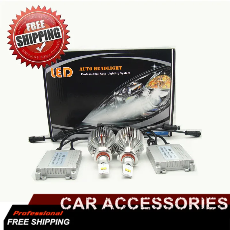 

9007 9006 H4 Car LED Headlight Fog Light Conversion Kit 90W 19000lm Bulb Bulbs Car Headlight High Low Beam Light Source