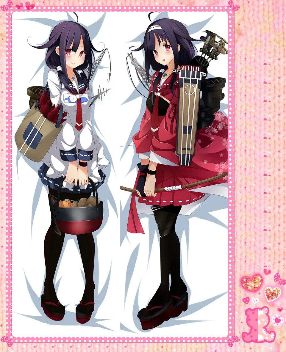 Anime Cartoon Collection Double Bolster Hugging Pillow Case Cover No