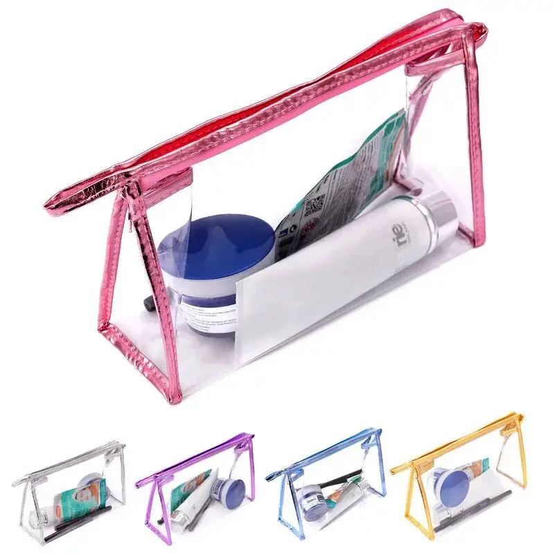 

Multi-functional Lady MakeUp Pouch Waterproof Transparent Cosmetic Bag Hanging Toiletries Travel Organizer bag , 500pcs