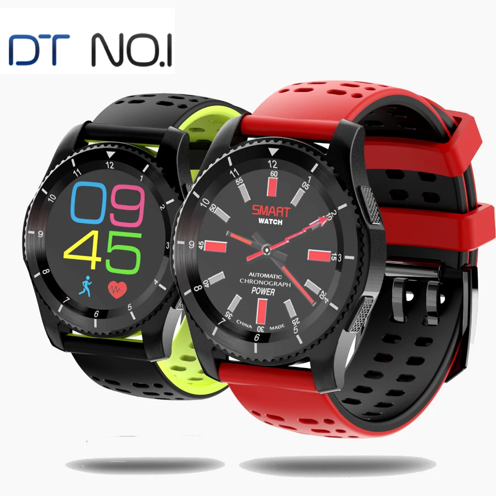 

DTNO.I GS8 Smartwatch Phone Heart Rate Monitor watch men Health Fitness Tracker relogios Bluetooth 4.0 For Android/IOS