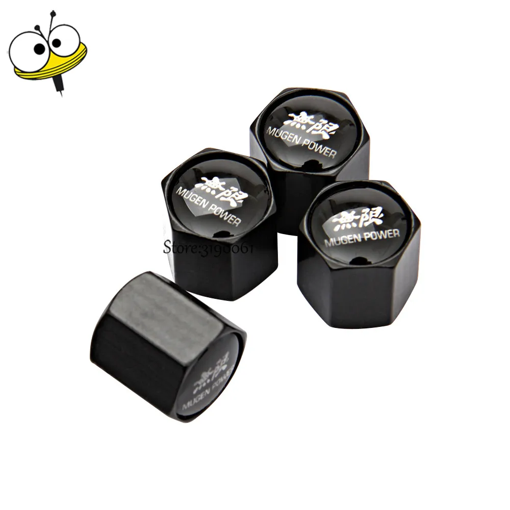 Car Styling Wheel Caps Tire Valve Caps For Mugen Logo For Honda Civic