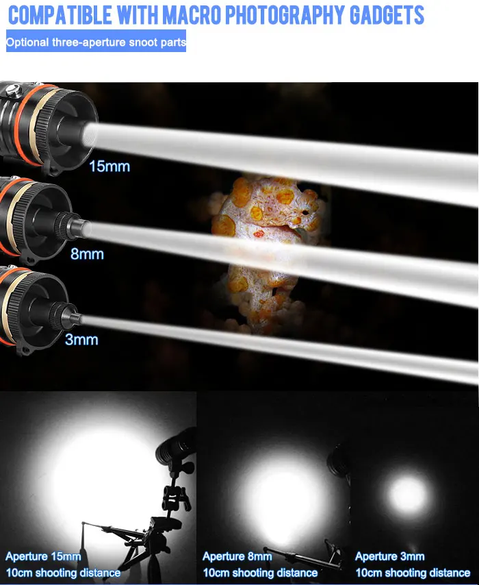 

Snoot for Archon DM20-II for Underwater Macro Photography