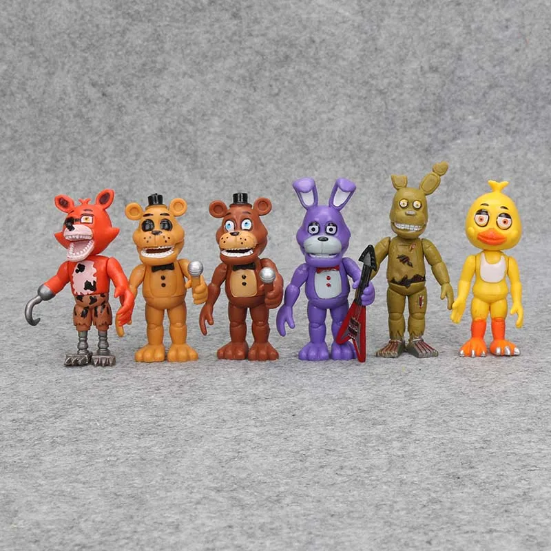 18 шт./компл. Five Nights At Freddy's Baby FNAF Funtime Foxy Freddy Ballora Ennard кукольные фигурки модель