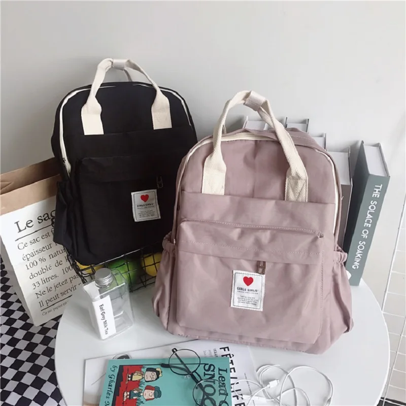 Японский милый рюкзак, Модный Большой Вместительный Ulzzang, Harajuku, Женский мягкий рюкзак с надписью, консервативный стиль, ins, рюкзаки