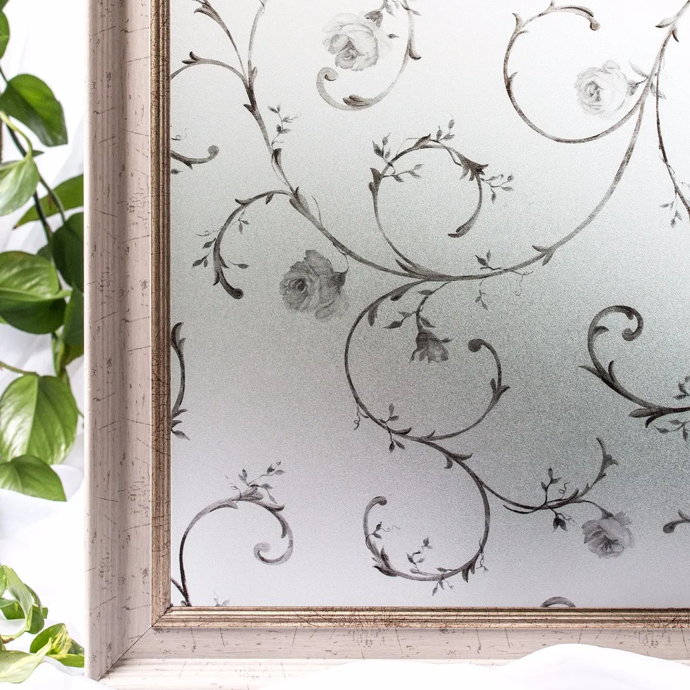 

CottonColors Window Cover Films Home Decorative No-Glue 3D Static Decorative Window Glass Stickers 60 x 200cm