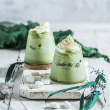 Современная Скандинавская прозрачная надпись стеклянная чашка шикарная Фудзи в форме горы высокая температура кофе молоко чай чашки для домашнего завтрака