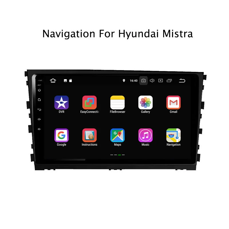 Perfect 10.1" 2G RAM 16G ROM Android 8.1 Car DVD Multimedia Player For Hyundai Mistra 2013 2014 2015- GPS Navigation Radio Stereo Audio 4