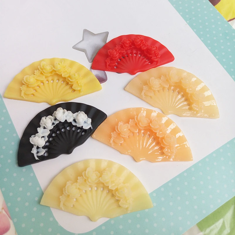 fan resin flatback