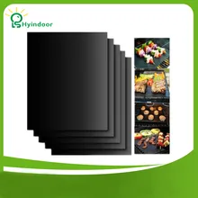 BBQ Accessories 5 Pieces A Set Non Stick 13*16 Inches BBQ Grill Mat 33x40cm BBQ Tools Heat Resistant barbecue grill sheet
