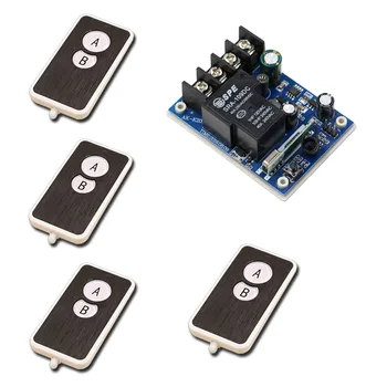 

Wireless Remote Control Switches DC 12V-48V 40A Relay Wide Voltage Receiver 12V 24V Receiver Transmitter 4 X Remote Controller