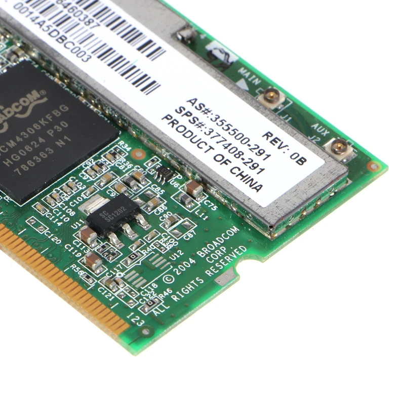 BroadCom BCM94306 BCM4306 мини PCI беспроводная WiFi карта 2,4 ГГц BCOM