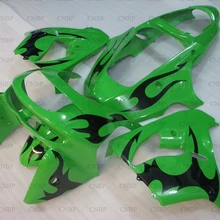 Zx-9r 1998-1999 обтекателя Наборы Zx 9r 1999 тела Наборы Zx 9r 1999 зелено-черные обтекатели