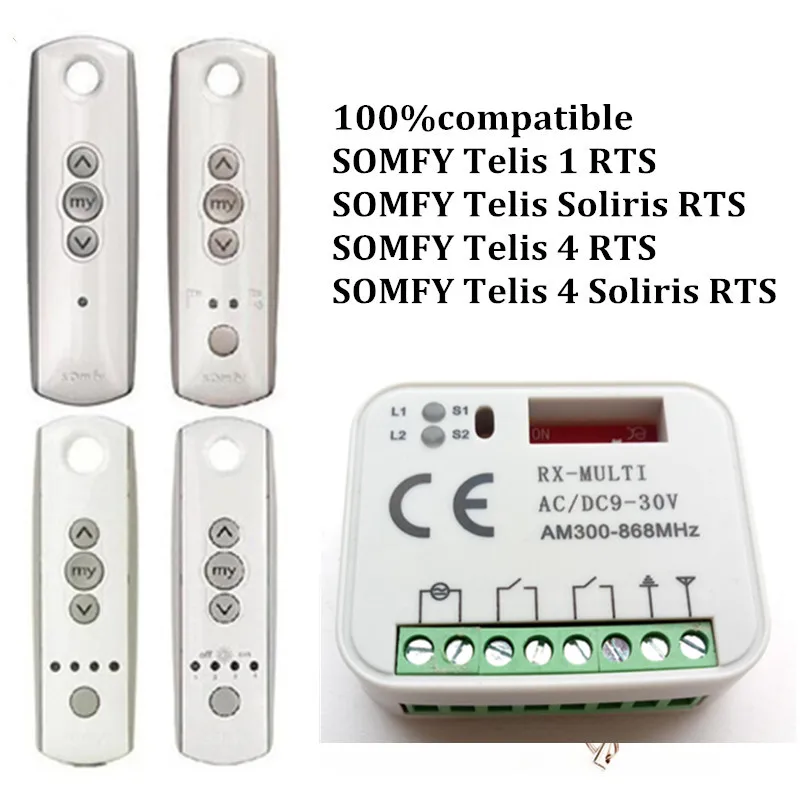 4 RTS Remote Control Duplicator 2 RTS SOMFY Keytis NS 2 RTS NS 4 RTS 