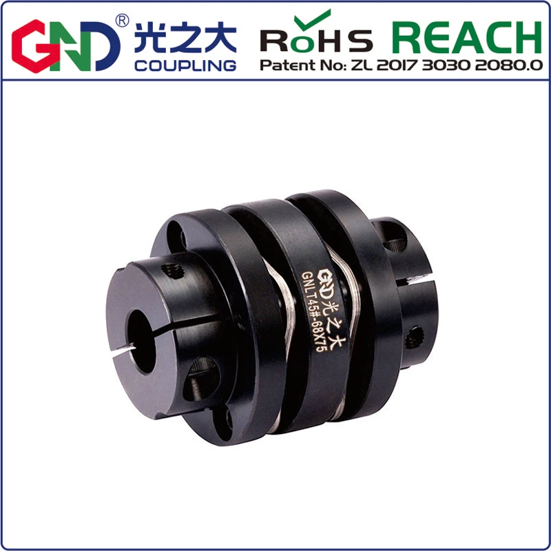 GNLT 45 Steel Stepped Double Diaphragm Clamp Series 45 Steel shaft