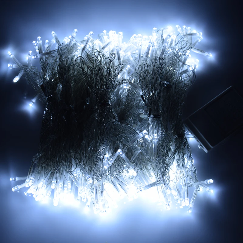 Luz Conduzida da Corda m x 2 m 3 Cor : Claro / Transparente