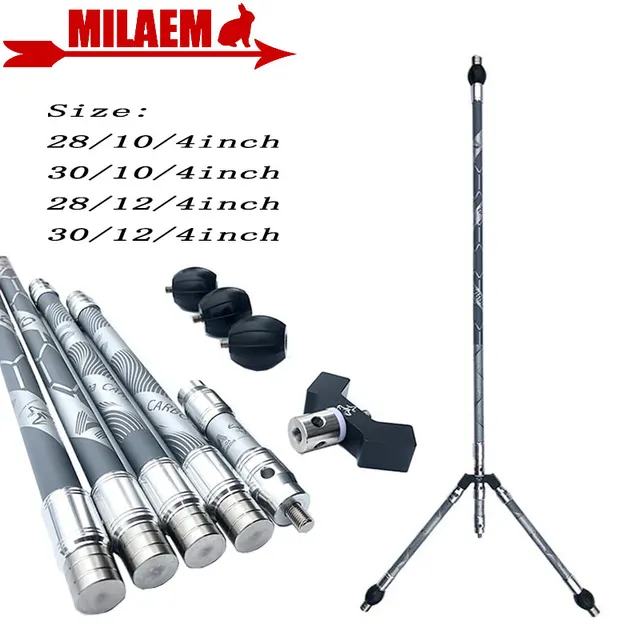  US $71.19 1Set Archery Recurve Carbon Stabilizer Balance Shock Absorption Damping Arrow 