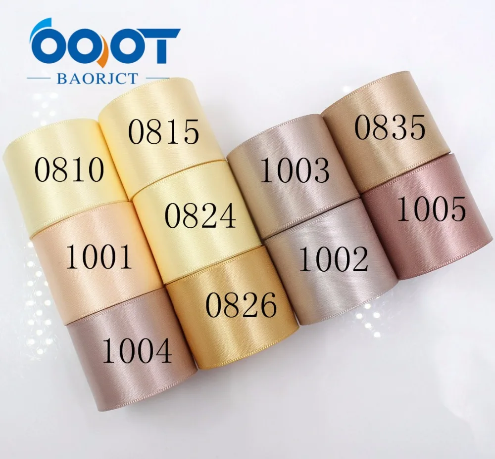 OOOT BAORJCT 184063 38 mm 10 yard Solid Color Ribbons Printed ribbon