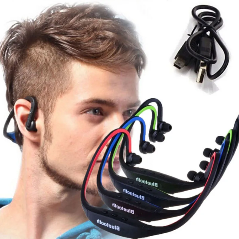  Sports Handfree Stereo Wireless Bluetooth 3.0 Headset Earphone Headphone for iPhone 5/4 Galaxy S4/S3 HTC LG Smartphone 