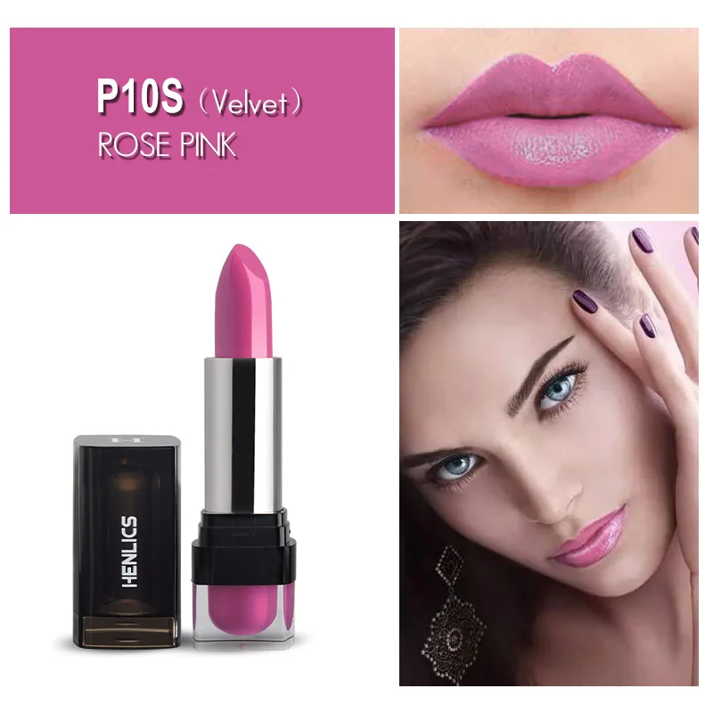 HENLICS Brand 28 Colors Gorgeous Velvet Waterproof Matte Lipsticks  (9)