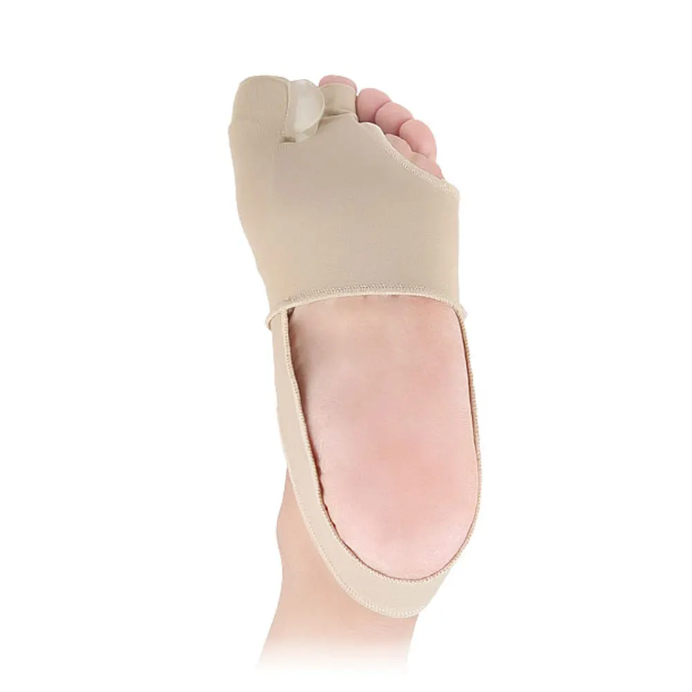 Tcare 1Pair Ultra-Thin Toes Valgus Orthosis Big Foot Bones Three Toes Aligner Toe Valgus Corrector Adult Breathable Comfort S/L