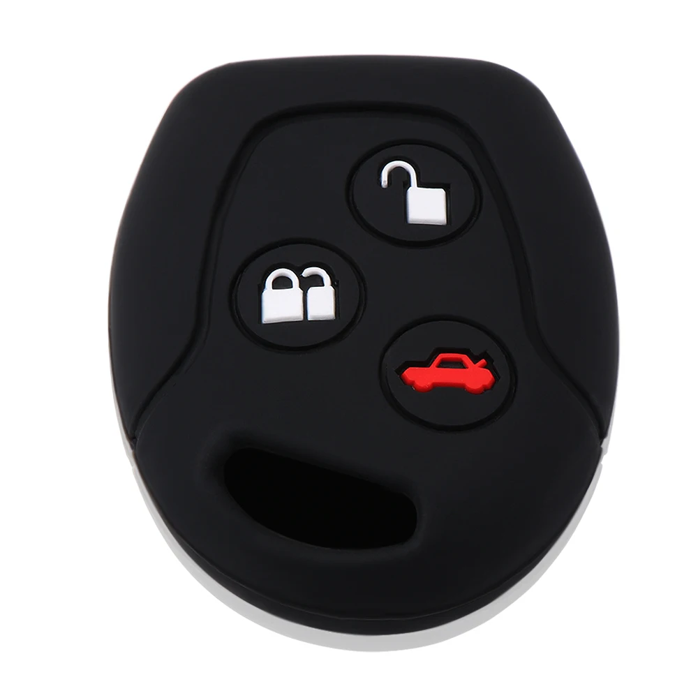 

Silicone Car Remote Key Fob Shell Cover Case For Ford Focus KA Galaxy Fiesta C-Max S-Max Eco Sport Transit Connect