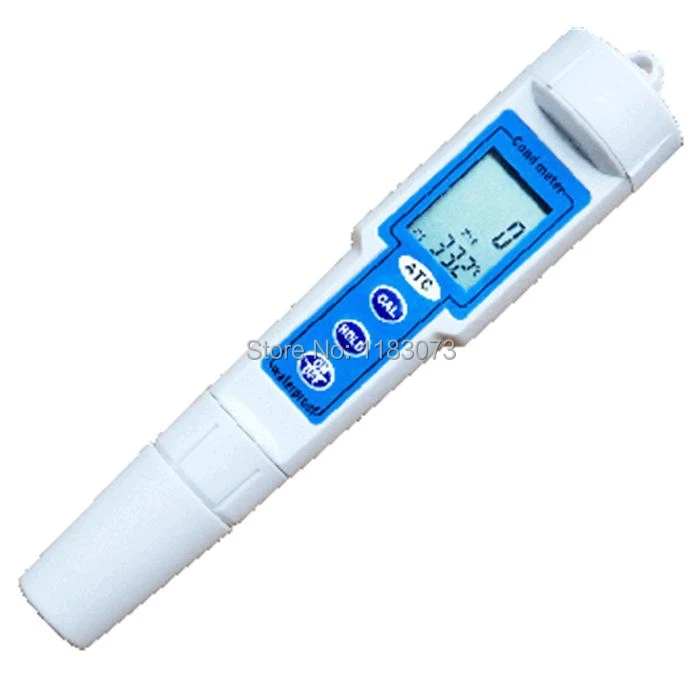 ФОТО TDS Pen Conductivity Meter 0-1999 uS Digital Pocket Portable Conductivity Measurement  Control Instrument Free Shipping
