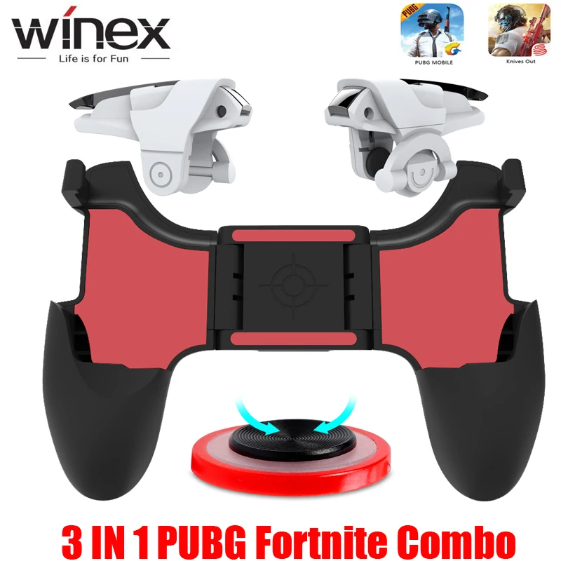 Winex для PUBG контроллер Игры для PUBG мобильный триггер для Android iphone геймпад Aim Кнопка L1R1 джойстик шутер цель