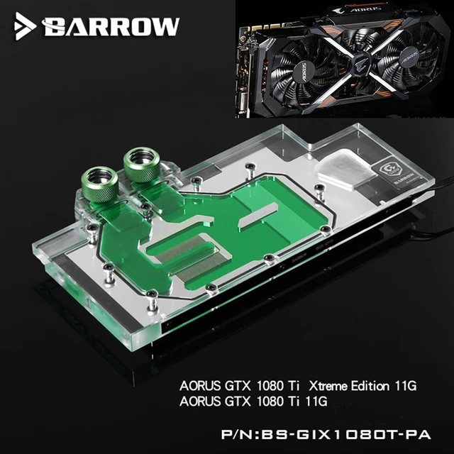 Extraordinary Offers BARROW Full Cover Graphics Card Block use for GIGABYTE GTX1080TI Xtreme/GV-N108TAORUS X-11GD GPU Radiator RGB to AURA 4PIN Light Extraordinary Offers BARROW Full Cover Graphics Card Block use for GIGABYTE GTX1080TI Xtreme/GV-N108TAORUS X-11GD GPU Radiator RGB to AURA 4PIN Light