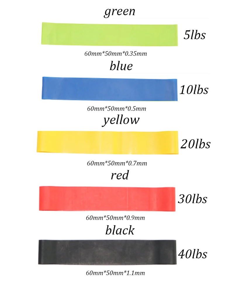 resistance bands 5