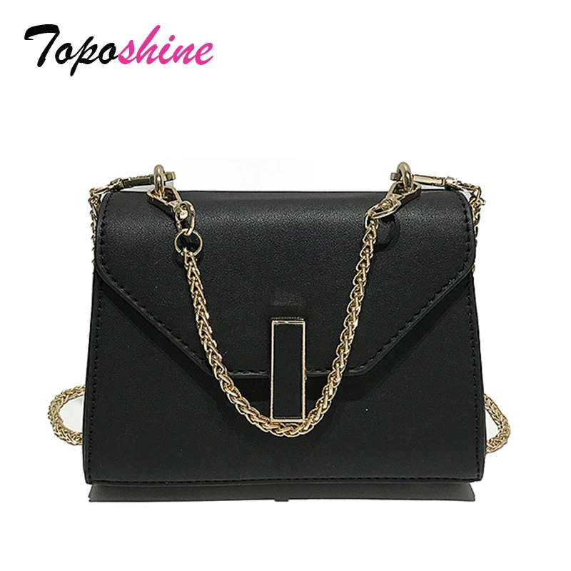 

Solid Color Small Square Bag Korean Version of the New Fashion Personality Wild Casual Temperament Chain Shoulder Messenger Bag