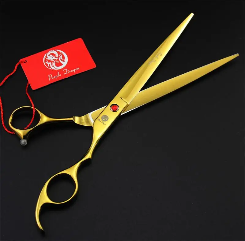 8 inch professional high quality pet grooming Scissors hair cutting shears 4 color straight dog grooming scissors (9)