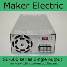 500 W 100A 5 V Одиночный выход импульсный источник питания SE-600-5 Оптовые источники питания