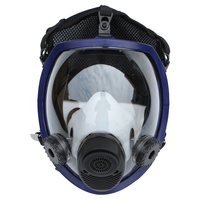 

Gas masks Full Face Respirator Mask 2 in 1 Function Breather Silicone Mask Industry Painting Spraying Anti-dust Safety Working