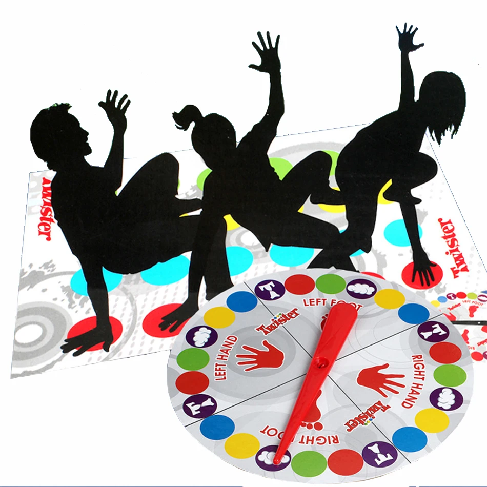 Have Fun Outdoor Sports Toys Twister Moves Game Play Mat Twisting body Creative interactive educational toys Gift for kids WJ548