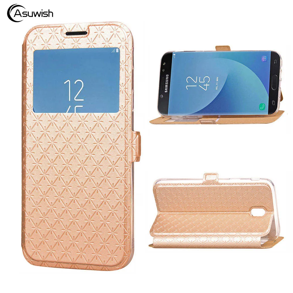 Кожаный чехол книжка для телефона Samsung Galaxy J3 J5 J7 2017 года Pro J 3 5 7 17 SM J730F J530F J330F ЕС|case