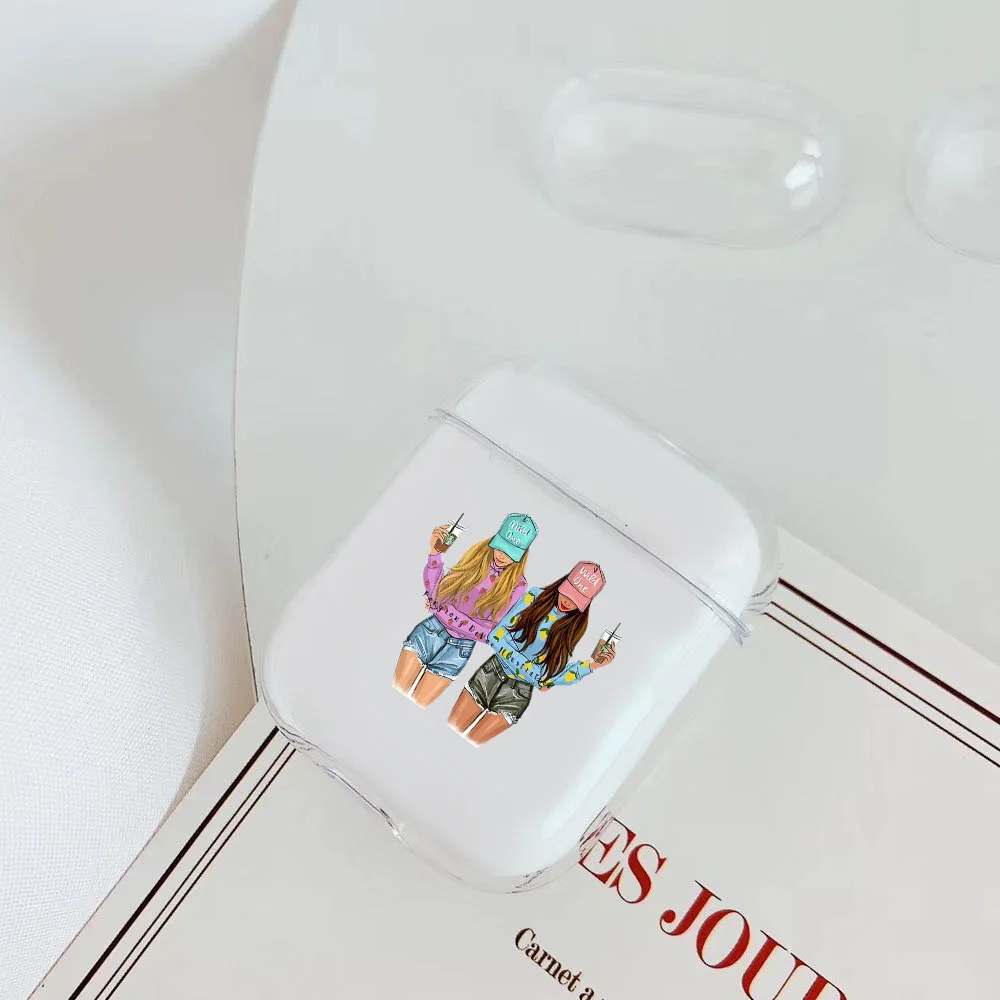 Чехол для Apple airpods 1/2 чехол милый мамы маленьких девочек беспроводной Bluetooth
