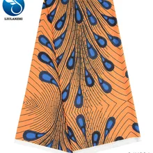 LIULANZHI нигерийская koshibo ткань на заказ африканская ткань с принтом полиэстер ткань материал последние 5 ярдов для продажи 24X001-18