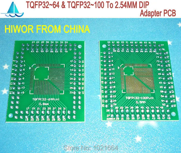 10 шт./лот 0,8 мм Шаг TQFP32 ~ 64 Pin и 0,5 мм TQFP32 ~ 100 Pin до 2,54 мм DIP100 smd-адаптер окунуться печатных плат коммутационная панель SMD конвертер