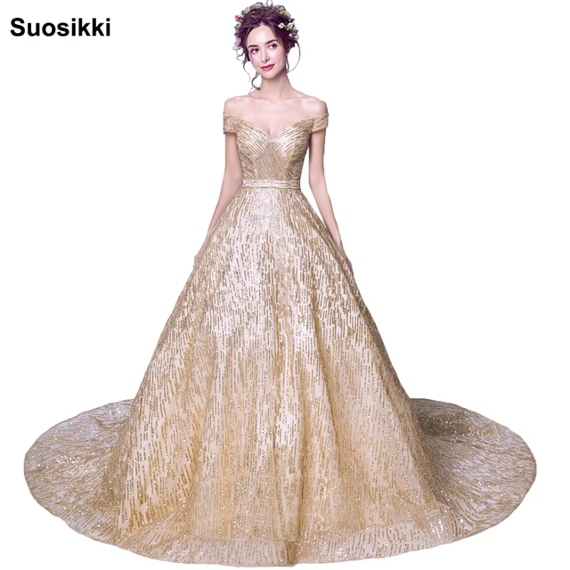 Gold Evening Gowns