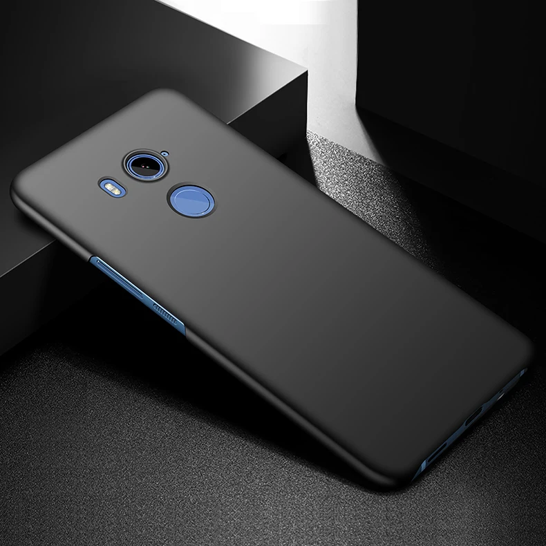 Тонкий цветной резиновый матовый пластиковый жесткий чехол для HTC U12 U11 PLUS EyeS U Ultra