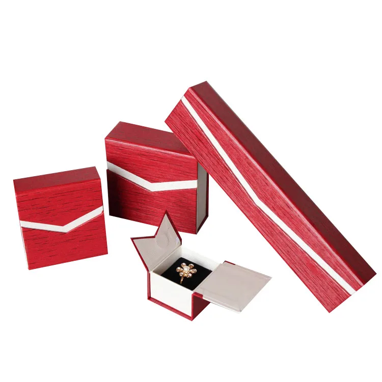 

Free shipping 100pcs/lot Wedding Jewellery Storage Fashion Jewelry Display Gift Packaging Ring Box Velvet Paper Box with Magnet