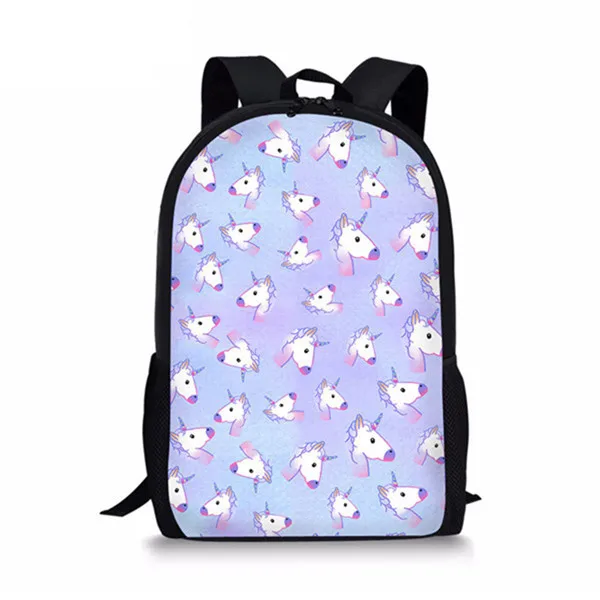 THIKIN Дети школьный 3d Радуга Единорог комплект школьных сумок рюкзак для девочек мальчиков школьный Galaxy розовый цвет колледж книга Racksack - Цвет: CC1685C