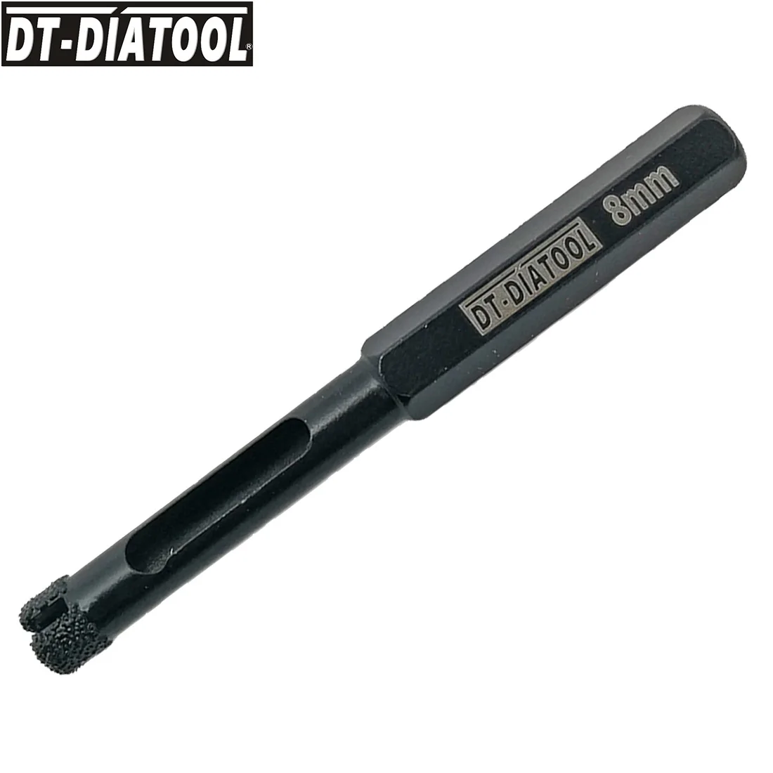 DT-DIATOOL 1 компл. Hex вакуумной пайки отверстие пилы Diamond буровые долота с пластик позиционер присоски 6 мм + 8 10 12 для мрамор